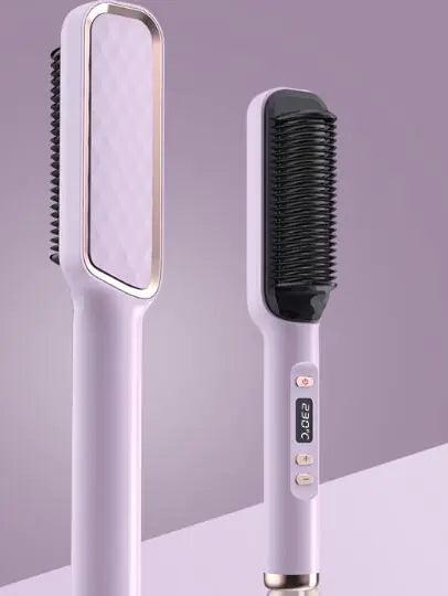 Ionic Hair Styler Brush – Electric Straightening Comb BeautyBond