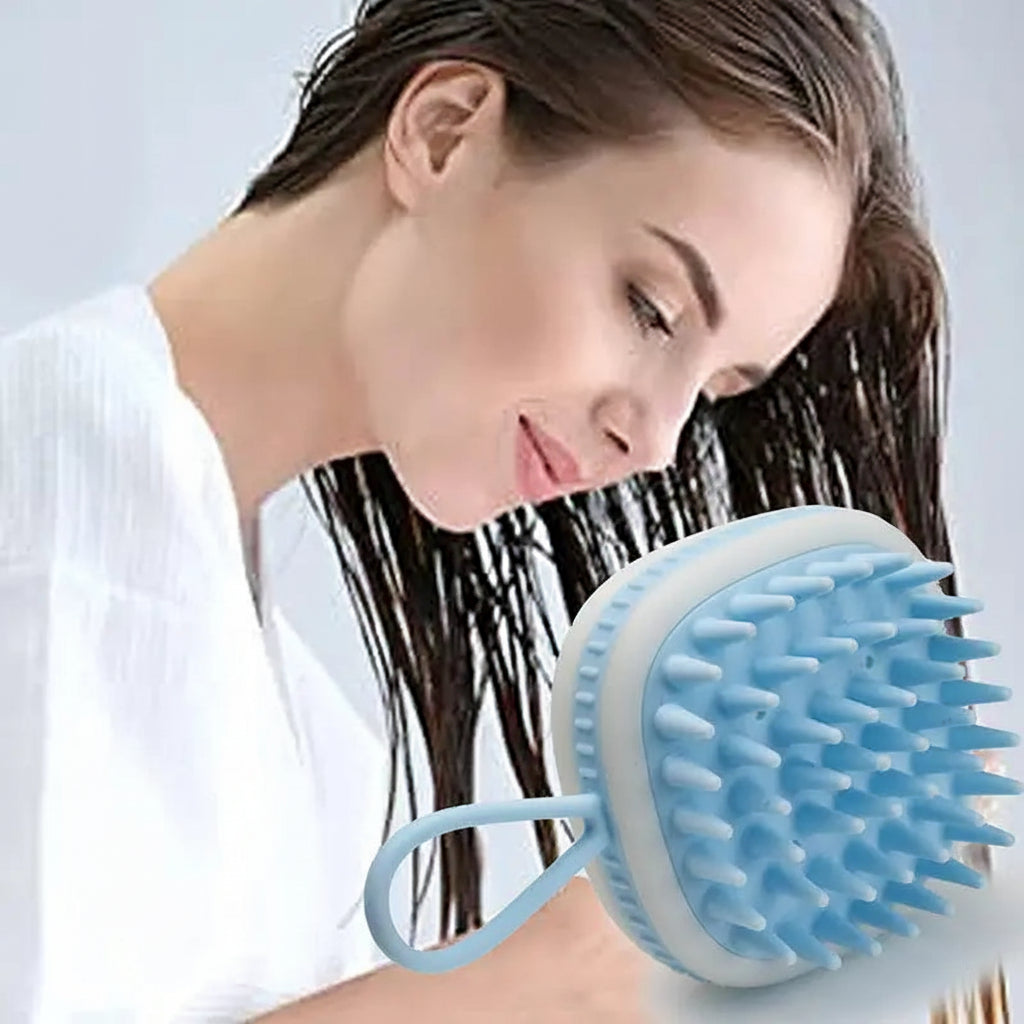 Silicone Scalp Massager – Portable Shampoo Brush BeautyBond