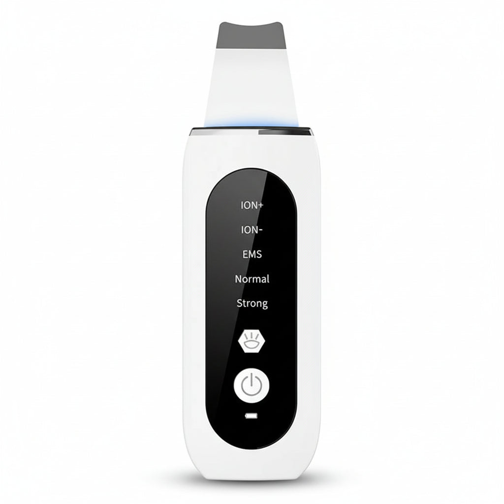 Ultrasonic Skin Rejuvenator – LED Facial Scrubber & Blackhead Remover BeautyBond
