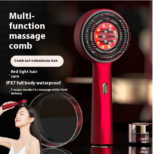 Electric Hair Reviver Comb – Red Light Scalp Massager BeautyBond