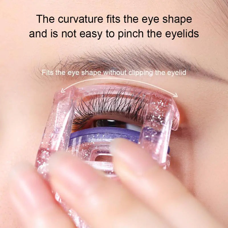 Portable Wide Angle Eyelash Curler – Glitter Design BeautyBond