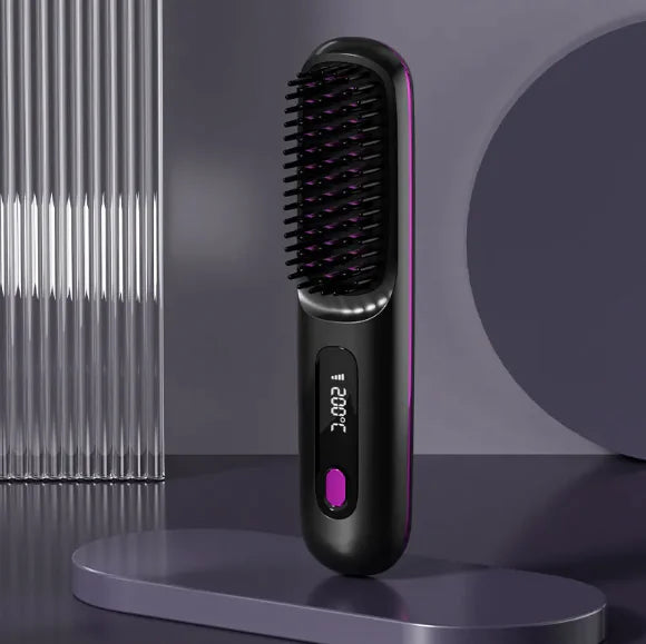 Wireless Hair Straightener Curler – 2-in-1 Portable Styling Tool BeautyBond