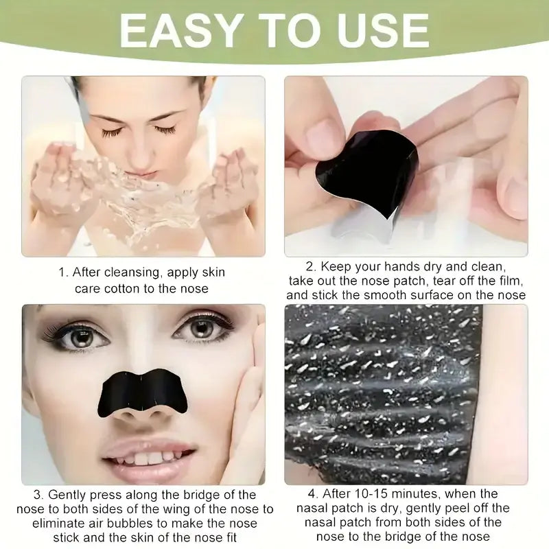 Blackhead Removal Nose Strips – Deep Pore Cleansing Patches (15/50 Pack) BeautyBond