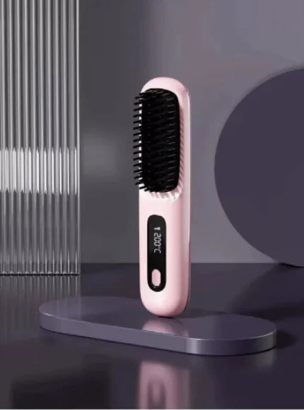 Wireless Hair Straightener Curler – 2-in-1 Portable Styling Tool BeautyBond