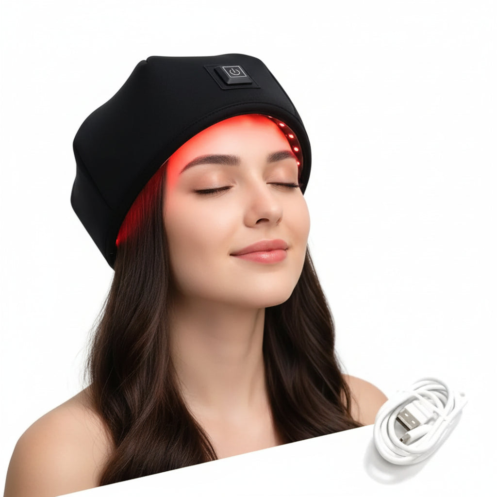 Red Light Hair Growth Cap – LED Scalp Therapy Device BeautyBond