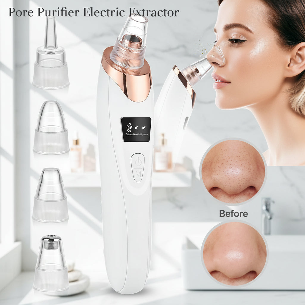 Pore Purifier Electric Blackhead Remover – Vacuum Pore Extractor BeautyBond