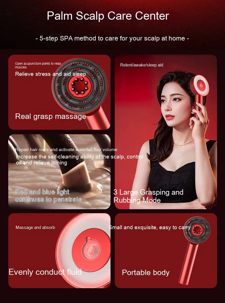 Infrared Hair Growth Comb – Scalp Stimulator BeautyBond