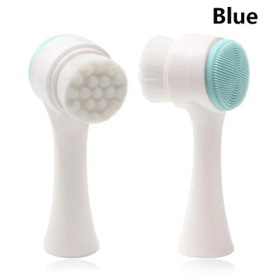 Dual-Action Silicone Face Brush