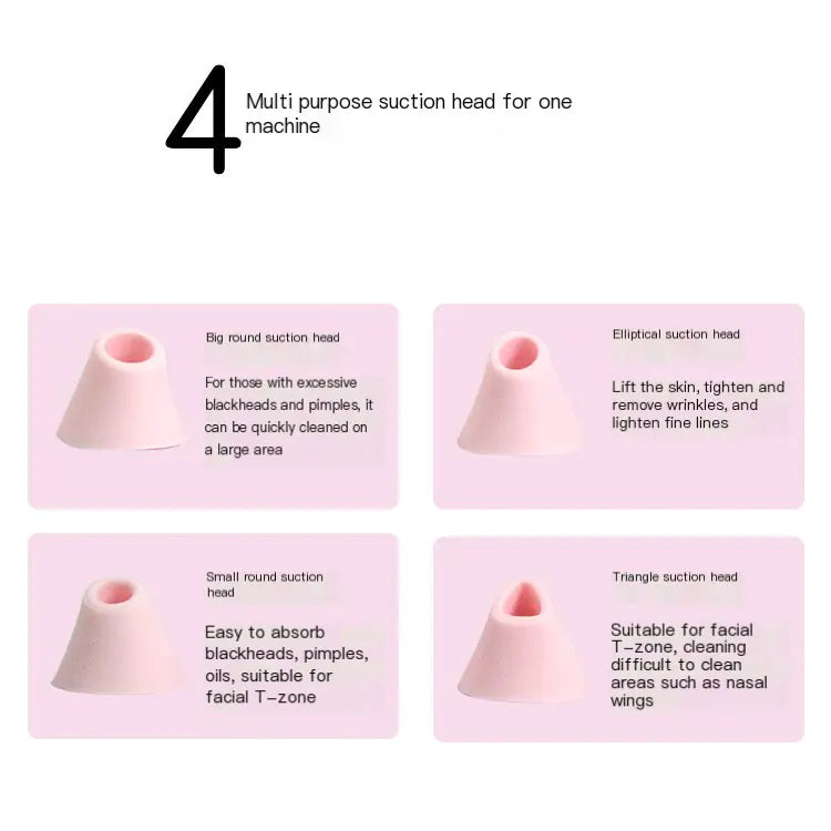 Electric Blackhead Remover Silicone Pore Cleanser Device