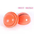 Fruit Flavor Lip Balm Cute Round Ball Pure Natural Plant Kids Baby Girls Lips Balm Moisturizing Romantic Bear BeautyBond