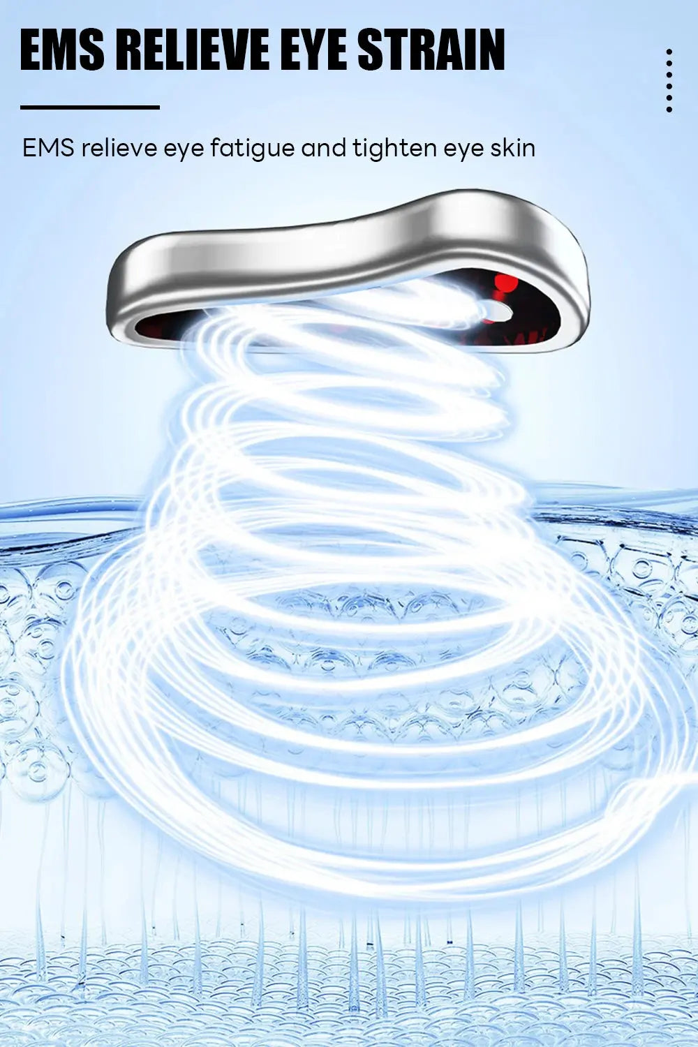 Led Red Light Eye Care Therapy EMS Pulse Micro-current Device Eye Massager To Relieve Fatigue For Treatment Under Eye Wrinkle BeautyBond