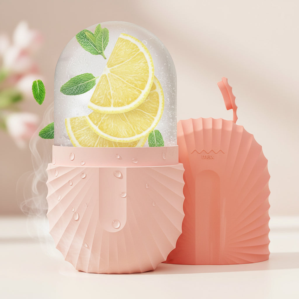 Eco-Friendly Silicone Ice Face Roller – Reusable Ice Cube Facial Massager for Puffy Eyes, Skin Tightening & Pore Minimizing BeautyBond