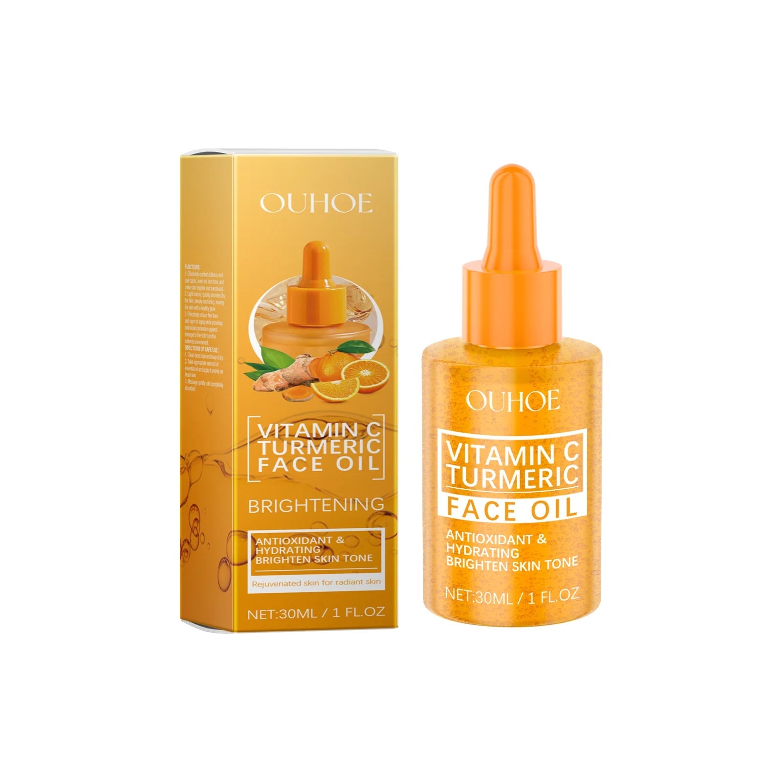 Vitamin C Brightening Serum — Glow Booster with Turmeric & Niacinamide BeautyBond