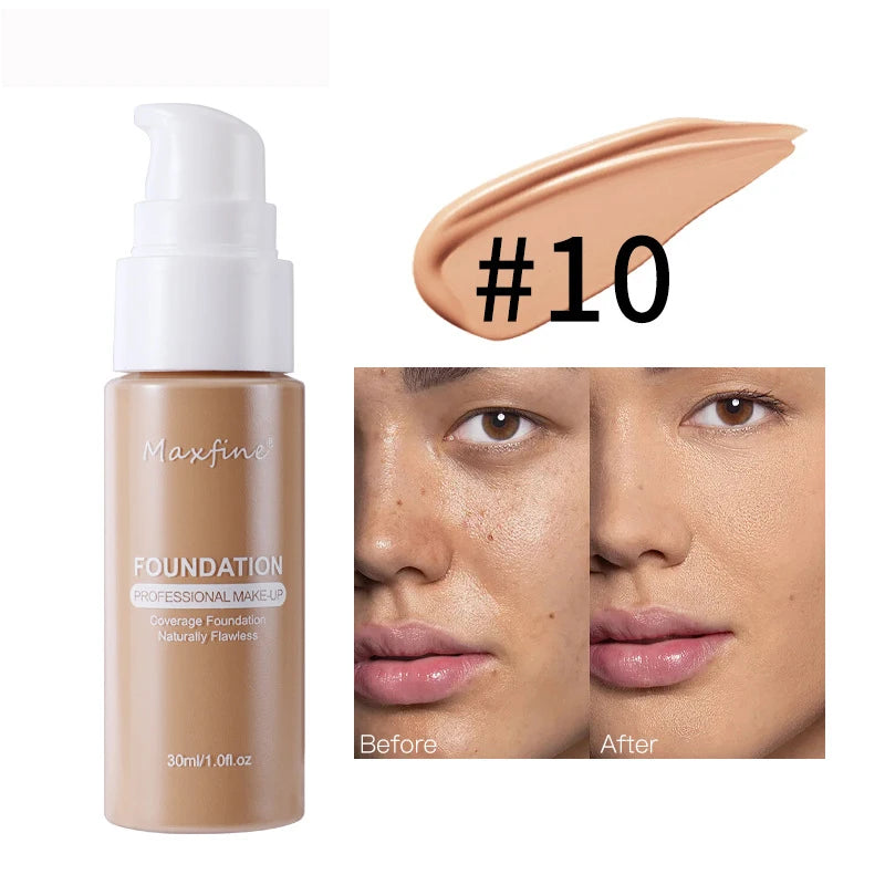 Liquid Foundation Effective Concealer Waterproof Sweat-resistant Makeup Professional Cosmetics BeautyBond