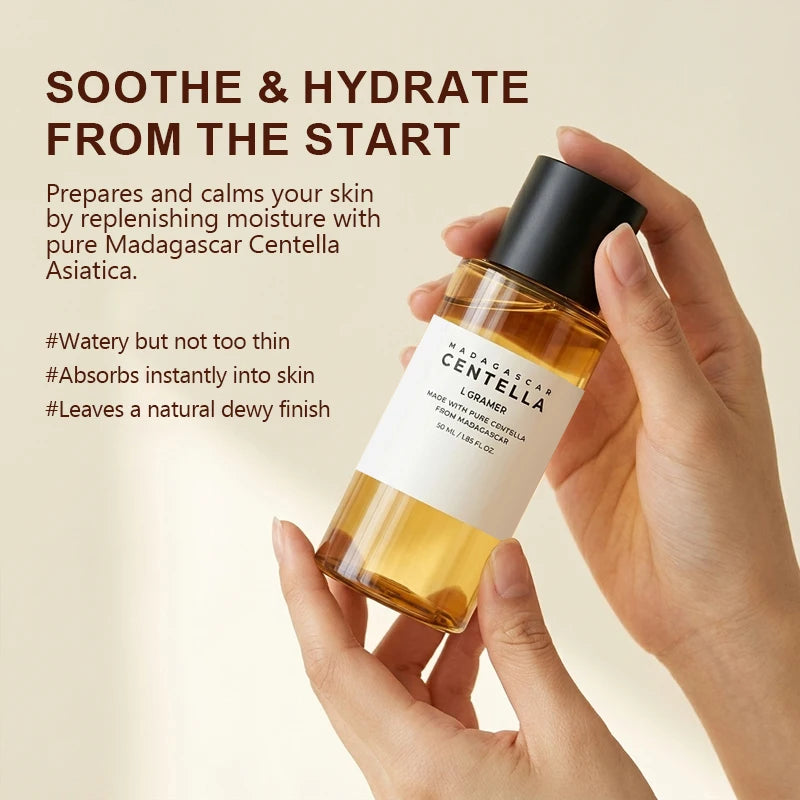 7.10 fl.oz, 30/50ml Centella Toning Toner , Face Toner  Hyaluronic Acid for Hydrating, Soothing,PHA Exfoliator, Korean Skin Care BeautyBond