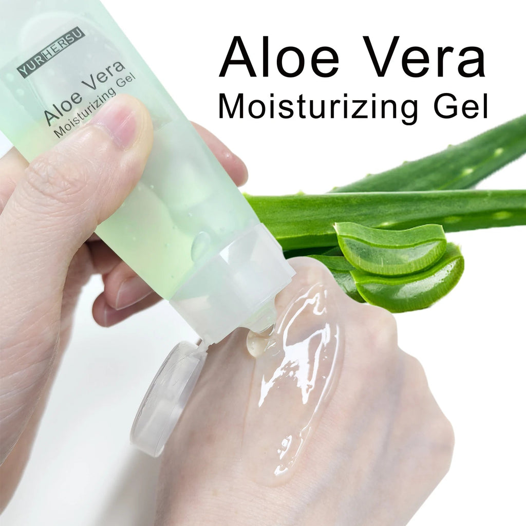 Aloe Vera Gel for Face, Daily Moisturizer & Makeup Primer, 100% Natural, Soothing, Hydrating, Non Greasy, Fast Absorb (50ml) BeautyBond