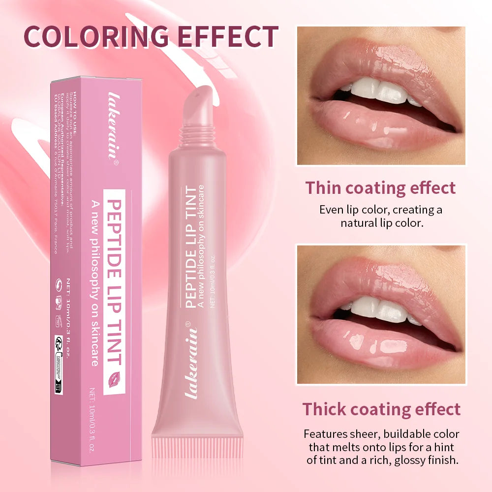 10ml Mirror Lip Glaze Moisturizes Jelly Lip Enrichment Oil Lasting Water Light Glass Lip Oil Remove Line Lip Protection Serum BeautyBond