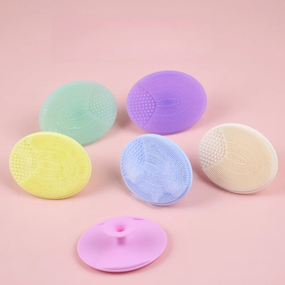 Soft Silicone Face Brush Cleanser and Massager Manual Facial Cleansing Brush Exfoliating Silicone Face Scrubber for Women Man BeautyBond
