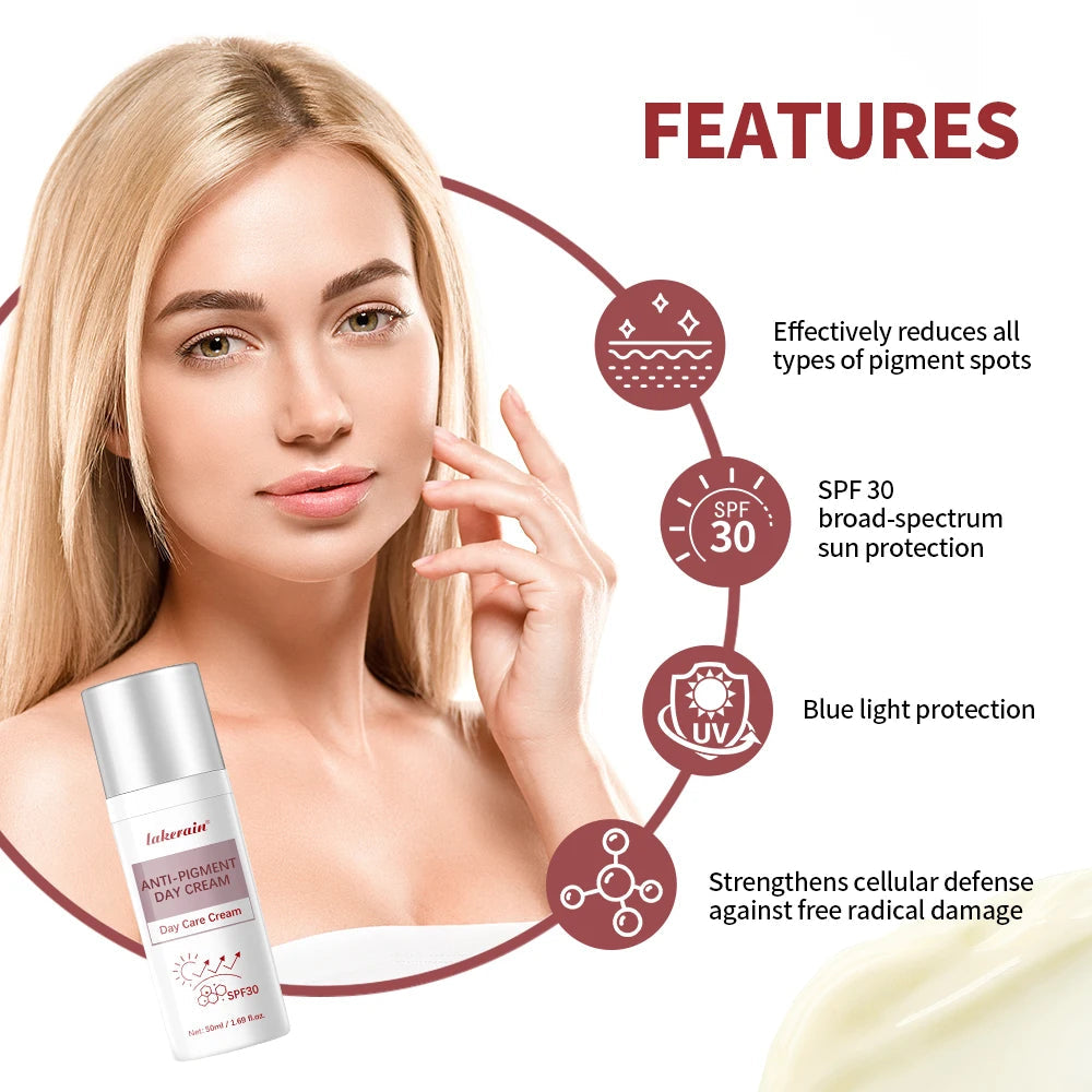 50ml Day Cream SPF 30 Outdoor Sun Protection Easily Absorbed Non-greasy Cream Daily Skin Care Product For All Skin Types BeautyBond