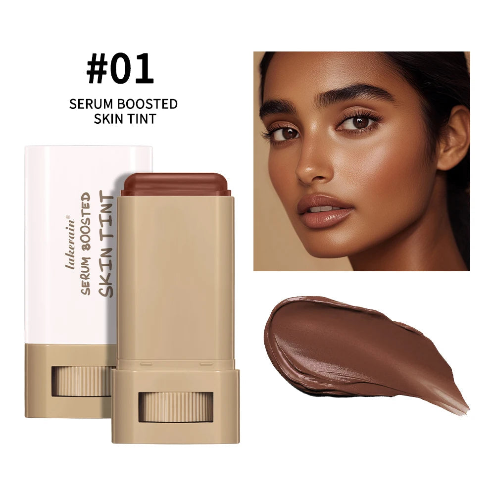 New Balm Serum Boosted Skin Tint Silky Texture Moisturizing Coverage Plumper Even Skin Tone Best Stick Foundation Travel Makeup BeautyBond