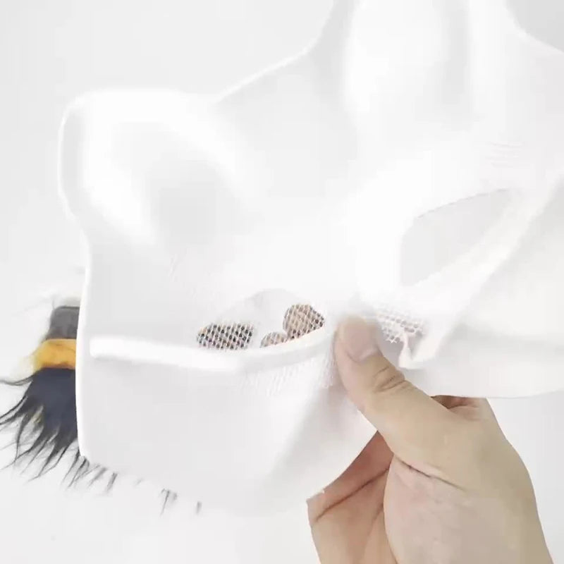 DIY Cat & Fox Therian Mask Kit — 3-Pack Hand Drawn Animal Masks BeautyBond