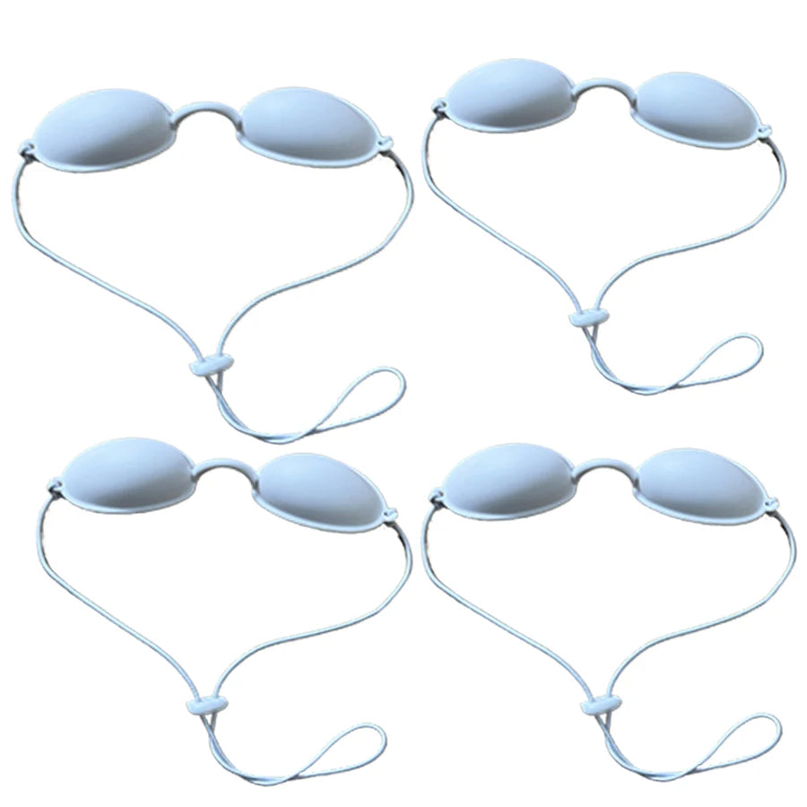 Laser Protective Glasses Soft Silicone Beauty Patient Protective Goggles for IPL Laser LED UV Photon Beauty Red Light Therapy