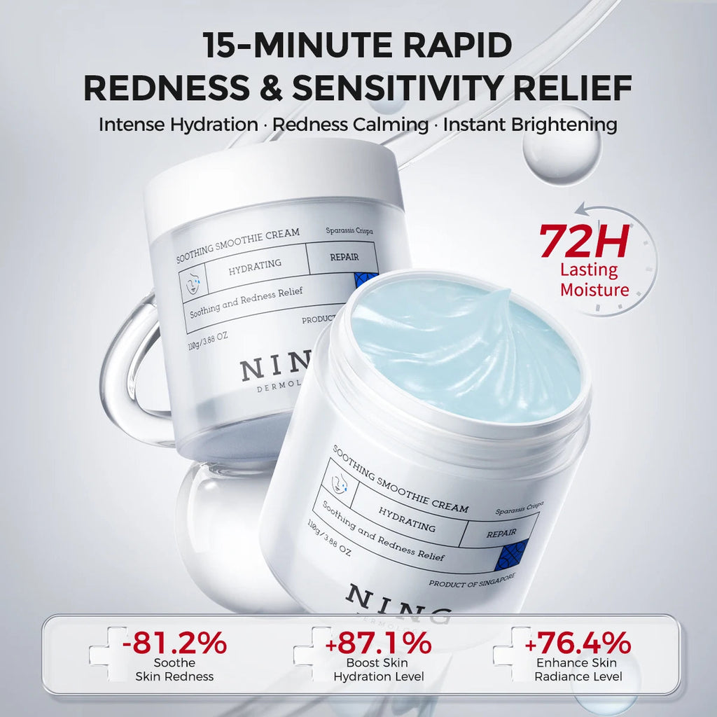 After-Sun Cooling Gel Cream – Soothing Hydration Moisturizer with Probiotics + Ceramide, Oil-Balancing Care BeautyBond
