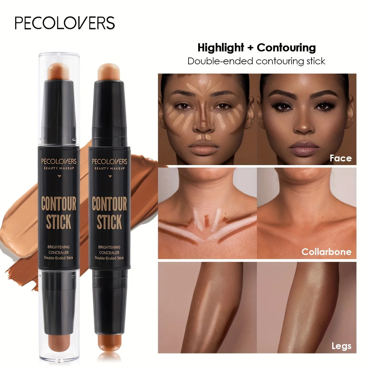 Face Concealer Contouring For Face Bronzer Beauty Contour Makeup Base Foundation Cream For Women's Cosmetics New BeautyBond