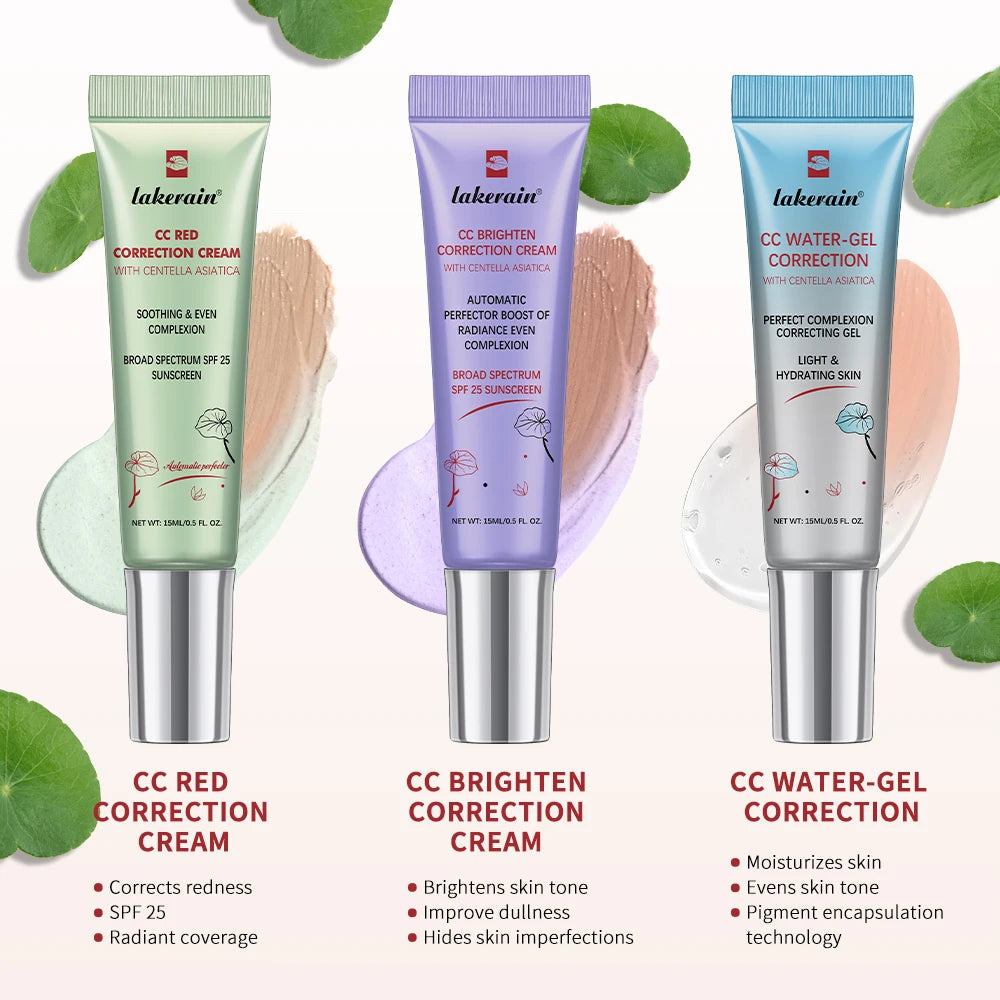 CC Cream erborian Korean Makeup High Coverage Foundation Foundation Cream for Face Base Makeup Color Changing Liquid Foundation BeautyBond