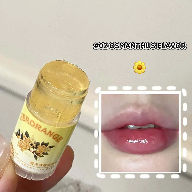 Herorange Lip Balm: Elegant and Moisturizing, Deeply Hydrating, Prevents Chapped Lips, a Must-Have for Autumn and Winter, Improves Lip Lines, Tinted Version, Naturally Enhances Makeup, Perfect for Daily Use and Commuting. BeautyBond