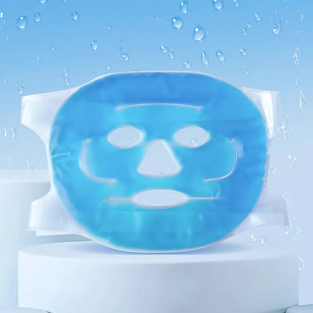 Face Cooling Mask Gel Eye Mask Ice Pack Cooling PVC Hot Cold Therapy Skin Care Tool Gel Face Mask Skin Firming Spa Sleep Mask BeautyBond