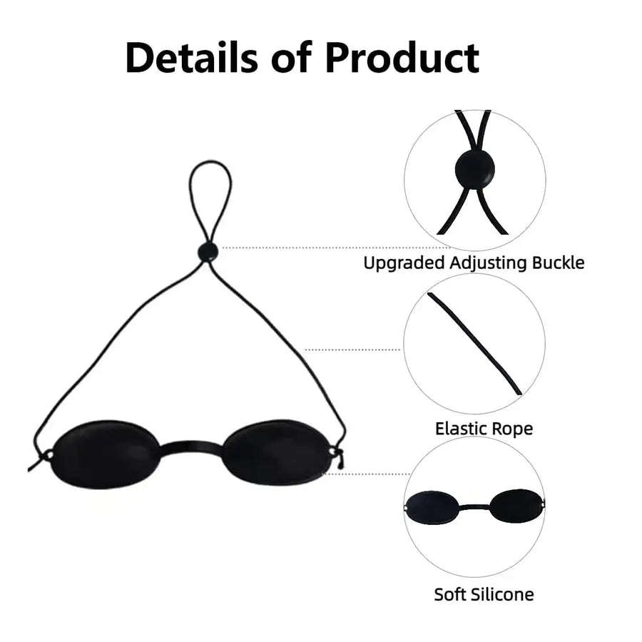 IPL OPT Laser Glasses Soft Silicone Beauty Patient Protective Goggles for IPL Laser LED UV Photon Beauty Red Light Therapy BeautyBond