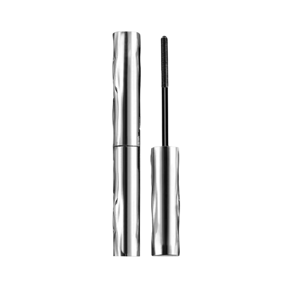 Waterproof Metallic Tube Mascara Black Silk Fiber Long Curling Non-Clumping Eyelash Extensions Spiral Makeup for Eyes BeautyBond