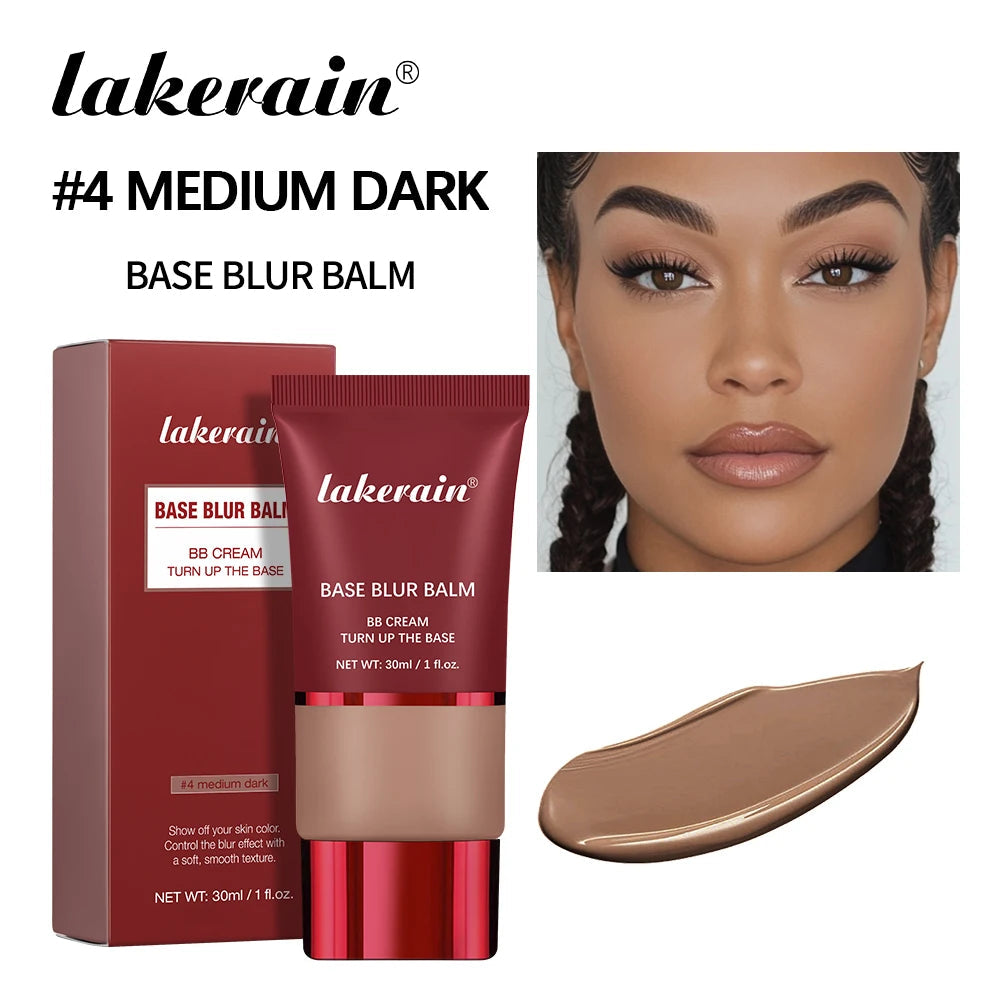 Matte Foundation Base Blur Soft Focus Matte Full Coverage Natural Fit Face Makeup Lightweight Long-Lasting Concealer BB Cream BeautyBond