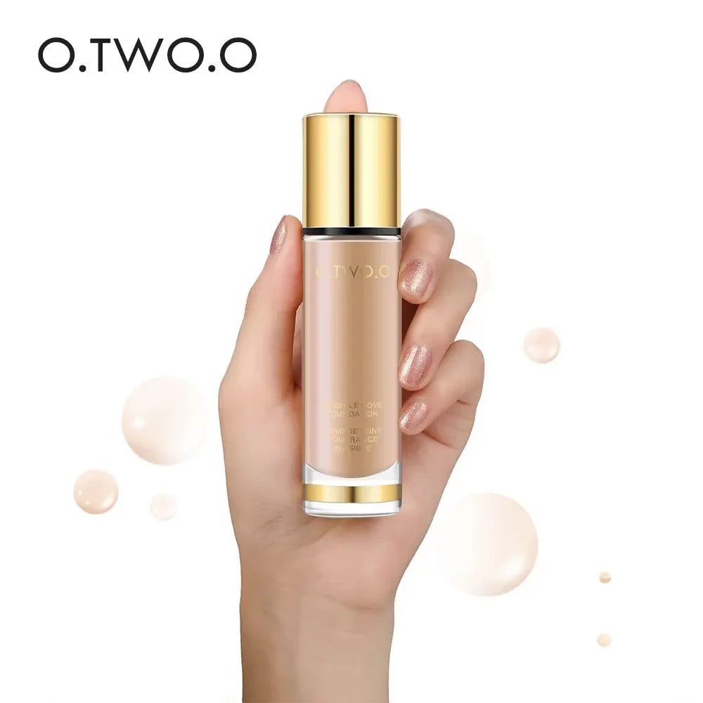 O.TWO.O Wholesale Liquid Foundation for Face Base Makeup Waterproof Face Corrector Moisturizer Face Concealer Cosmetics 8 Colors BeautyBond