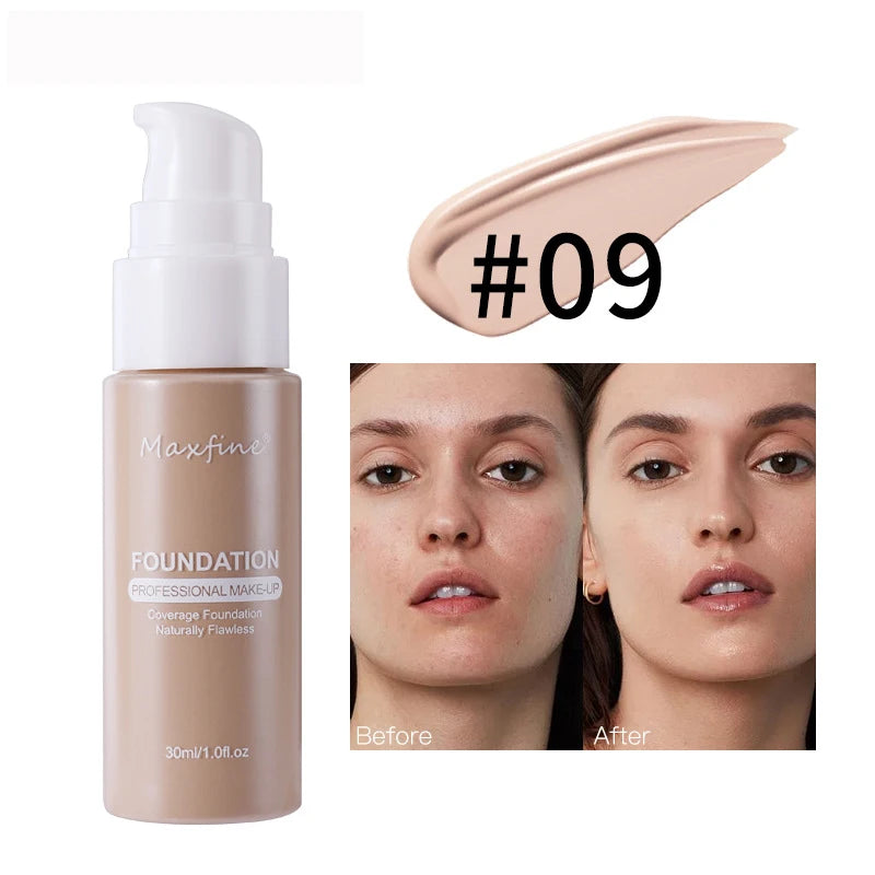 Liquid Foundation Effective Concealer Waterproof Sweat-resistant Makeup Professional Cosmetics BeautyBond