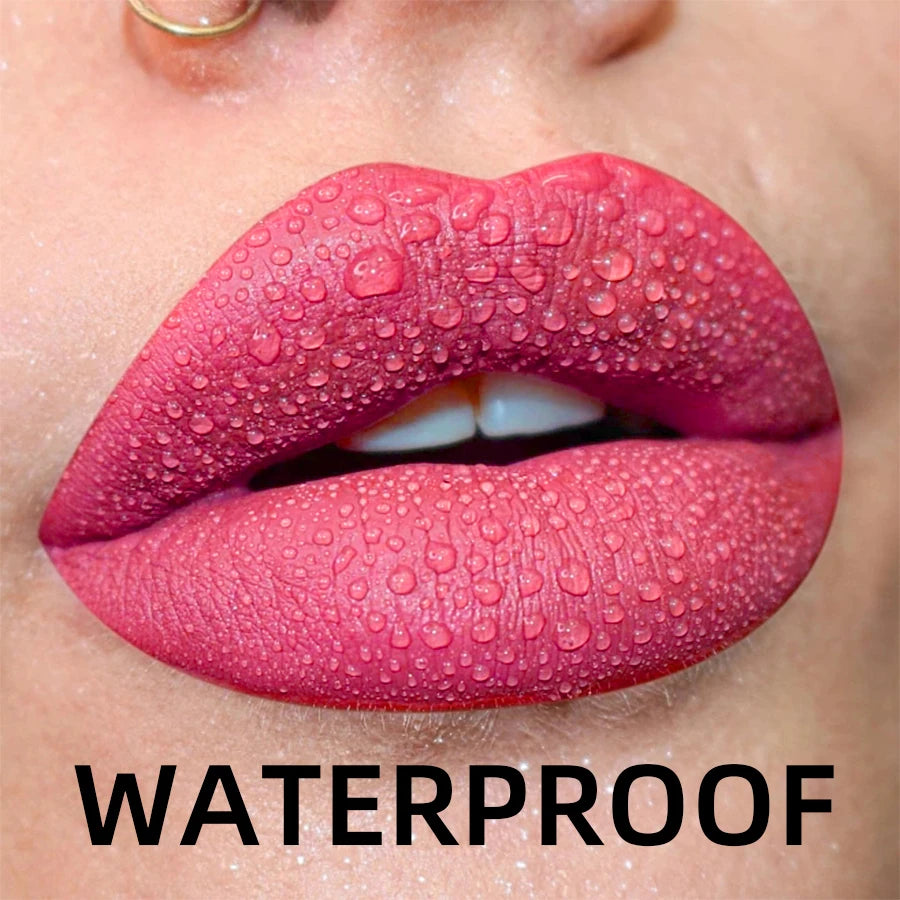19 colors Matte Velvet Lip Gloss Waterproof Liquid Lipstick Nude Black Lips tint Makeup Lip Glaze Cosmetics Red Lip Stain Beauty BeautyBond