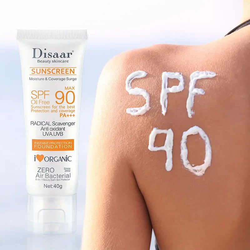 Facial Body Sunscreen Waterproof SPF 90+UV Sun Cream Sunblock Skin Protective Cream Anti Sun Facial Seaside Protection Cream BeautyBond