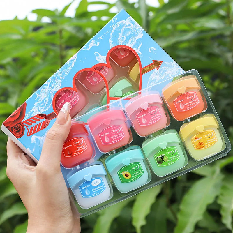 New 4/6/8pcs Moisturizing Lip Balm Sets Lipstick Makeup Natural Plant Base Moisturizer Lip Balm Anti-Cracking Lips Skin Care BeautyBond