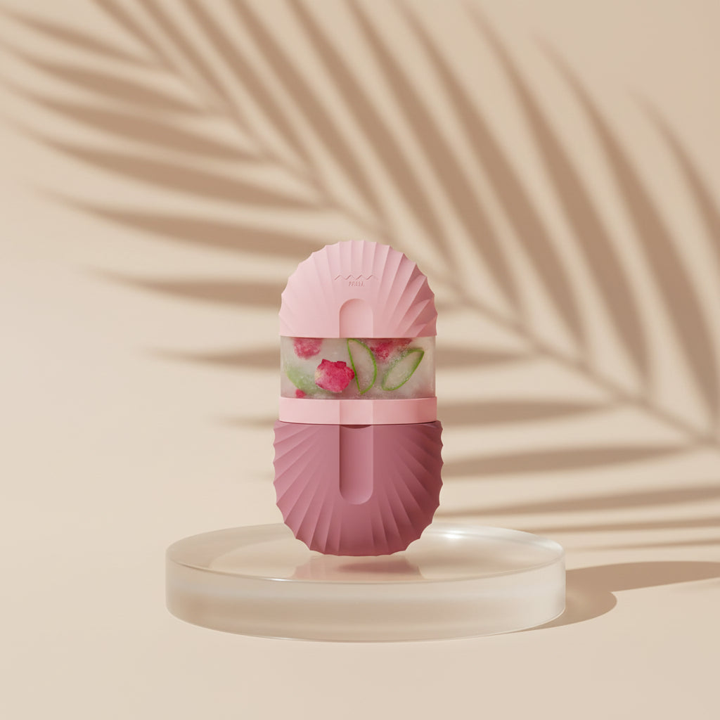 Eco-Friendly Silicone Ice Face Roller – Reusable Ice Cube Facial Massager for Puffy Eyes, Skin Tightening & Pore Minimizing BeautyBond