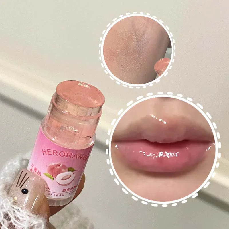 Herorange Lip Balm: Elegant and Moisturizing, Deeply Hydrating, Prevents Chapped Lips, a Must-Have for Autumn and Winter, Improves Lip Lines, Tinted Version, Naturally Enhances Makeup, Perfect for Daily Use and Commuting. BeautyBond