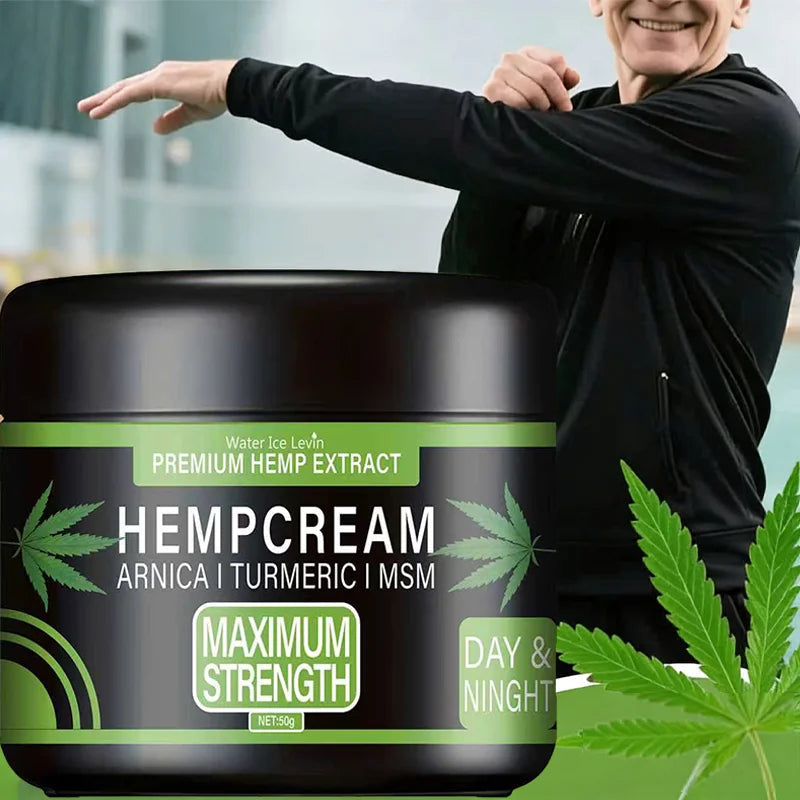 Premium Hemp Extract Cream with Arnica, Turmeric & MSM for Soothing Skin Relief, Nourishing & Moisturizing. BeautyBond
