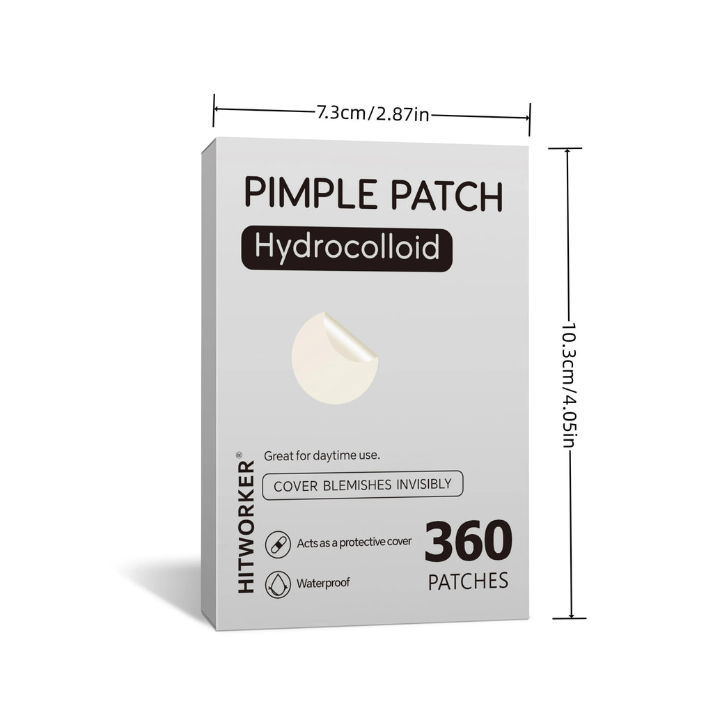 360pcs Face Acne Patch Invisible Skin Care Pimple Acne Patches Anti-inflammatory Healing Absorbing Spot Sticker Covering Acne BeautyBond