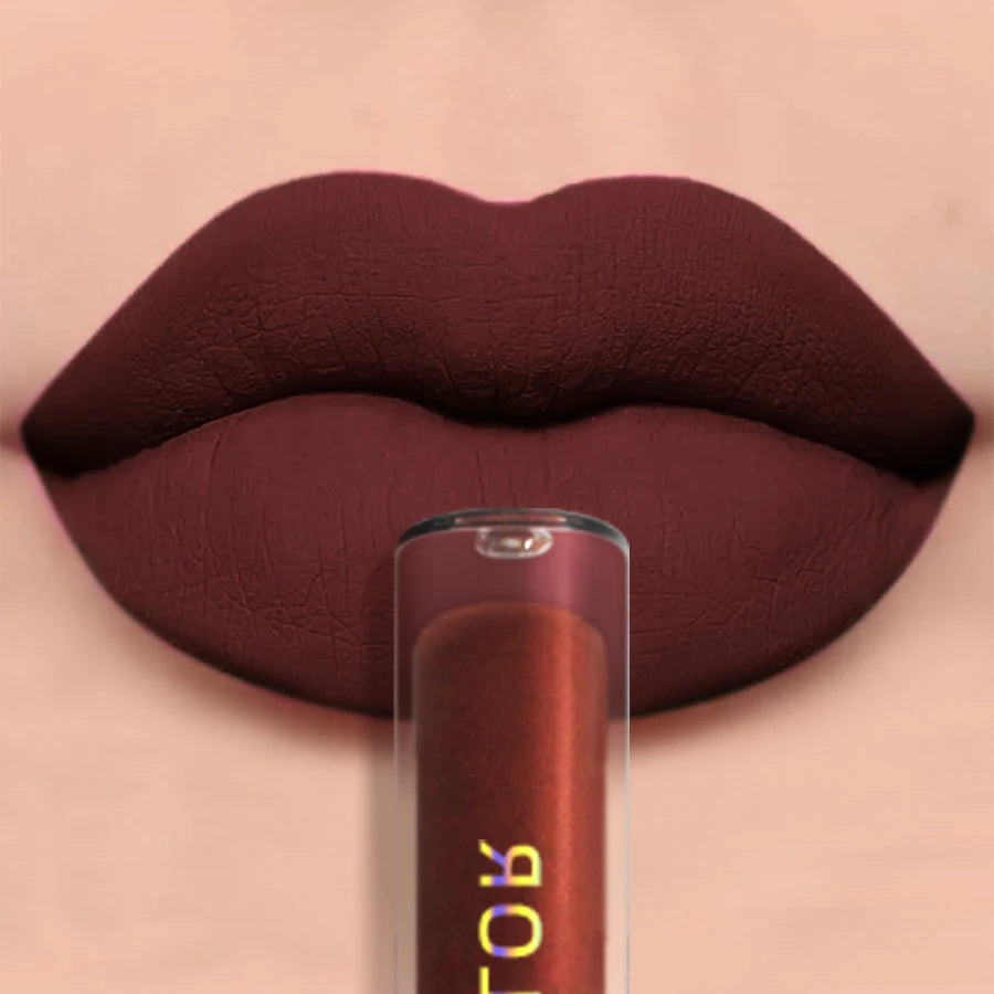 19 colors Matte Velvet Lip Gloss Waterproof Liquid Lipstick Nude Black Lips tint Makeup Lip Glaze Cosmetics Red Lip Stain Beauty BeautyBond