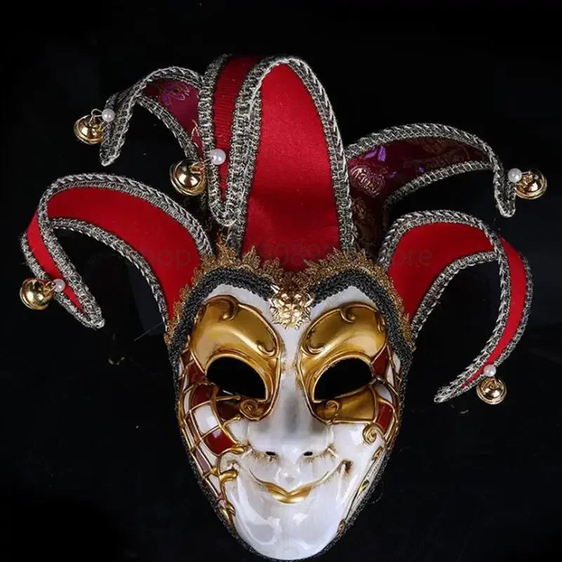 Anime Mask for Costume Party Masquerade Carnival Dionysia Halloween Christmas Classic Jester Mask 2025 BeautyBond