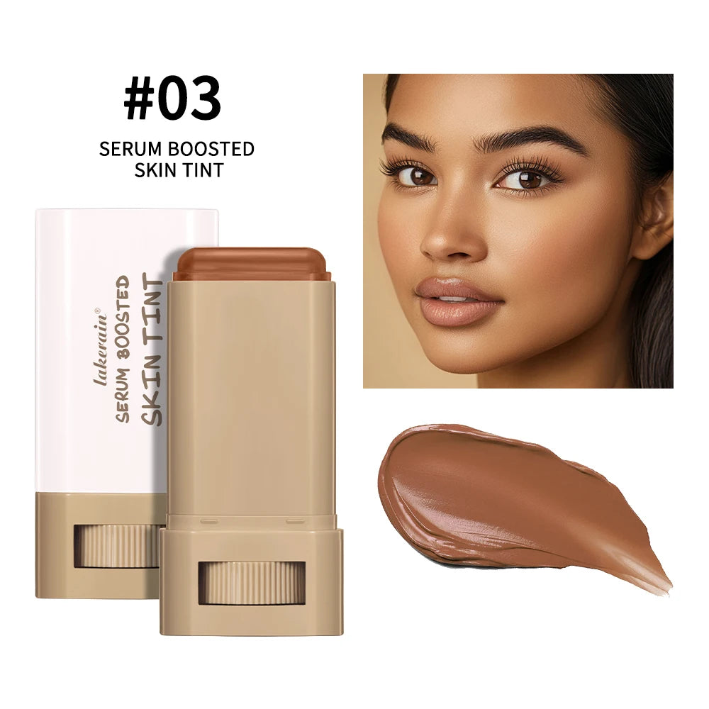 New Balm Serum Boosted Skin Tint Silky Texture Moisturizing Coverage Plumper Even Skin Tone Best Stick Foundation Travel Makeup BeautyBond