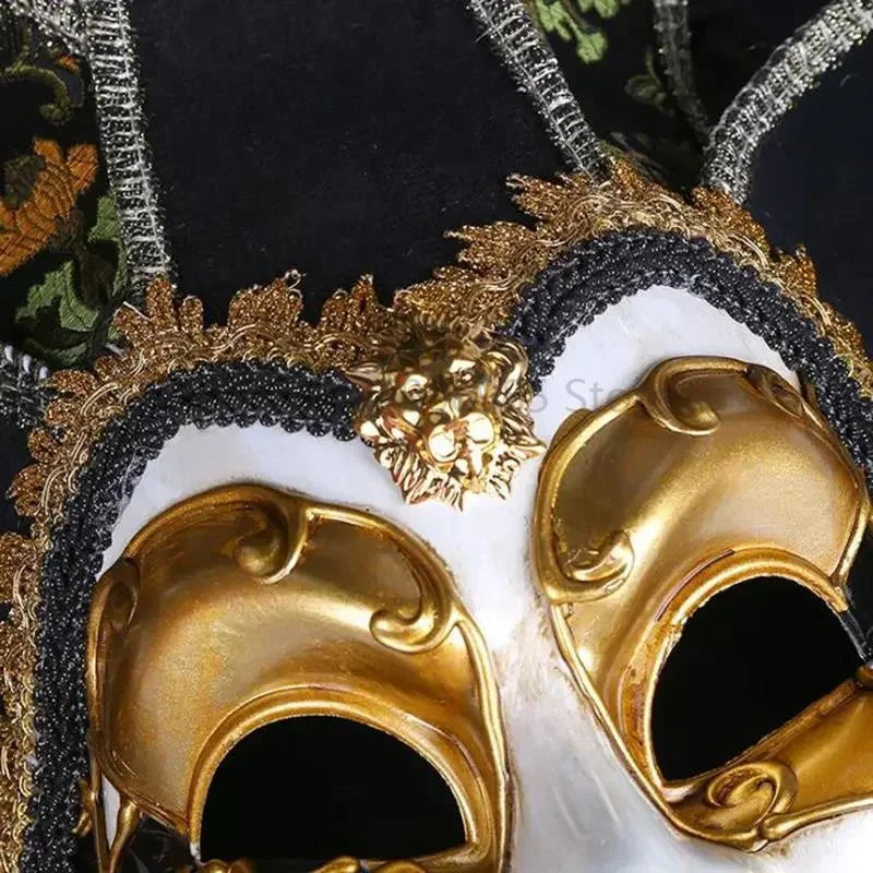 Anime Mask for Costume Party Masquerade Carnival Dionysia Halloween Christmas Classic Jester Mask 2025 BeautyBond