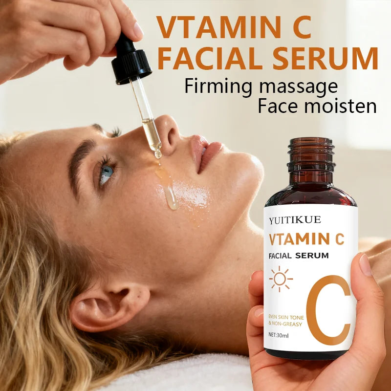 Vitamin C facial serum, evens skin tone & non-greasy, provides long-lasting deep hydration, firms and lifts BeautyBond