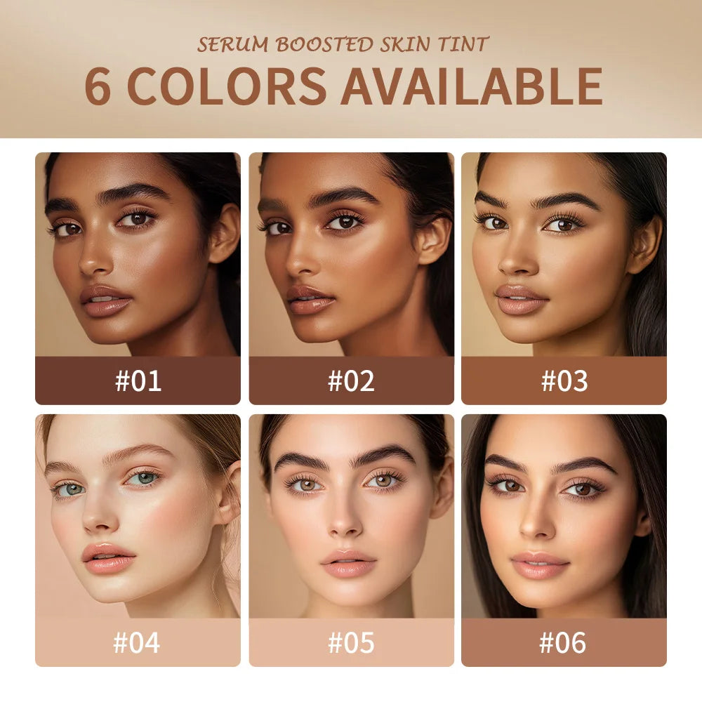 New Balm Serum Boosted Skin Tint Silky Texture Moisturizing Coverage Plumper Even Skin Tone Best Stick Foundation Travel Makeup BeautyBond