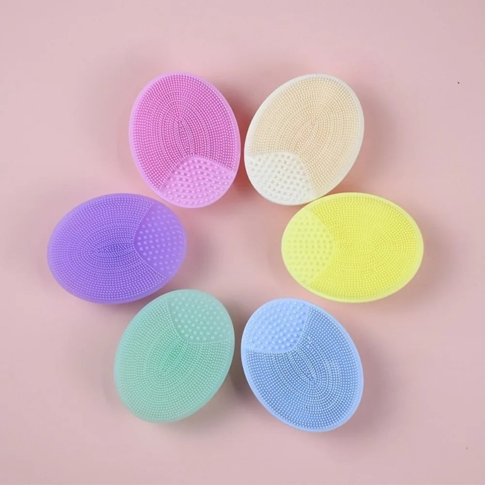Soft Silicone Face Brush Cleanser and Massager Manual Facial Cleansing Brush Exfoliating Silicone Face Scrubber for Women Man BeautyBond